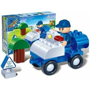 BanBao Kocke Policijski auto, 9 komada