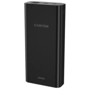 Canyon PB-2001 prenosna baterija, 20000 mAh, črna (CNE-CPB2001B)