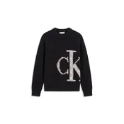 Calvin Klein Jeans Pulover bež/črna