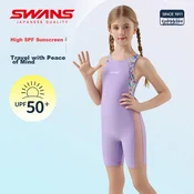 Swans Jednodelni kupaci kostim za devojcice, Lavanda