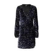 Pieces Cocktail obleka 17133626 Črna Slim Fit