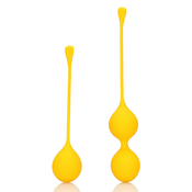 Loveline - set silikonskih lopti za gejše - 2 dijela (žuta)