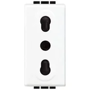 Vtičnica LIVIG 2P+E/16A/250V 1M BELA N4180-EU