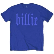 Billie Eilish Billie 5 (Back Print) Blue L Majica