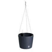 Prosperplast Cvetlični lonec RATO ROUND W 25,6 cm viseči antracit