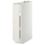 METOD Podni element s policama, bela/Veddinge bela, 20x60 cm