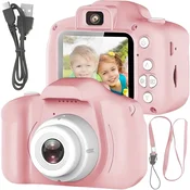 Retoo Digitalni fotoaparat kamera za otroke hd igre vrvica