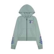Abercrombie & Fitch Jopa na zadrgo mornarska/svetlo zelena/temno zelena/roza