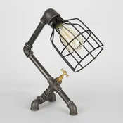 Opviq Pp004 Stona lampa, Crna