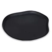Casa Padrino luxury aluminum tray matt black 40 cm - Decorative accessories