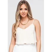 Ženska ombre bluza s tankimi naramnicami