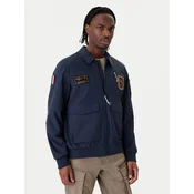 Aeronautica Militare Bomber jakna 261AB3049UCT04290 Mornarsko modra Regular Fit
