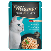Miamor fini fileji v omaki 6 x 100 g - piščanec in tuna