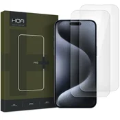 Hofi HOFI GLASS PRO+ KALJENO STEKLO ZA IPHONE 16, PROZORNO, 2-PAKET