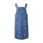 PIECES Krilo z naramnicami PCFlora moder denim/svetlo rumena/svetlo zelena/bela