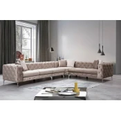Atelier del Sofa Ugaona garnitura Como 310x73x270cm Bež
