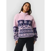 Rip Curl Bossa Nova 1/4 Zip Polar Half-Zip Fleece Swe lilac