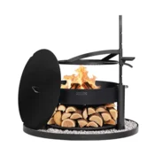 Cook King Vrtno kurišče MONTANA X 80 cm + rešetka + pokrov + podstavek