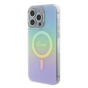 Guess GUESS OVITEK ZA IPHONE 15 PRO MAX ZA MAGSAFE HARDCASE IML IRIDESCENT