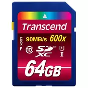TRANSCEND Memorijska kartica SD 64GB XC SPD Class UHS1