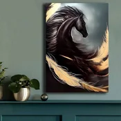 Wallity Dekorativna slika na platnu, 70x100cm, Šarena