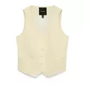 VERO MODA Telovnik  rumena / bela
