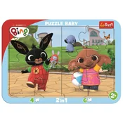 Trefl Puzzle Bing igra 2v1/10 kosov, Baby