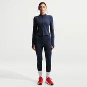 Nike One Womens High-Waisted 7/8 Leggings - Blue - Polyester/Elastane