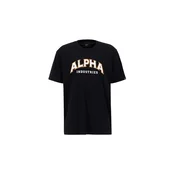 ALPHA INDUSTRIES Majica mandarina/črna/bela