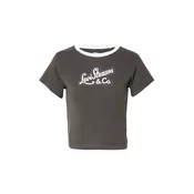 LEVIS  Majica Graphic Essential Sporty črna/bela