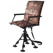 VEVOR Lovska stol 570x500x1080 mm nastavljiv zložljiv jeklo nosilnost 158 kg