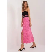 Skirt-D73771M50223A-dark pink