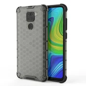 HURTEL Ovitek Honeycake za Xiaomi Redmi Note 9 črne barve