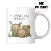 Skodelica: V tišini gori spomin.