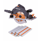 EVOLUTION R185CCSX Električna, ročna krožna žaga, set z vodilno letvijo 1020mm