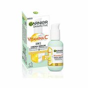 Krema + Serum Garnier Skinactive Vitamina C Spf 25 50 ml
