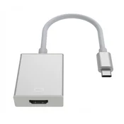 Adapter USB-C na HDMI 4K CH001, združljiv s prenosnikom, telefonom in tablico