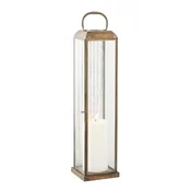 Kovinska/steklena lanterna (višina 49 cm) Herslev – House Nordic