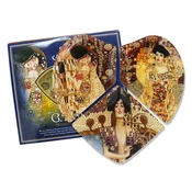 Carmani DEKORATIVNI KROŽNIK 3 ELEMENTI GUSTAV KLIMT PORCELAN ART HOME