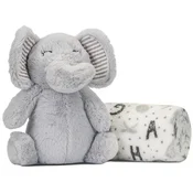 Dekica za bebe Lorelli - Nappy, 90 ? 75 cm, sivi slon