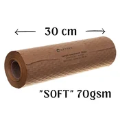 EK Rezan papir za embalažo, širina 30 cm, bel, 250 m