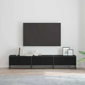 TV Jedinice 2 pcs Crni hrast 210 x 35 x 41 cm Konstruirano drvo