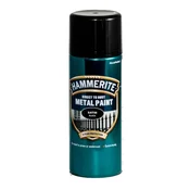Sprej za kovino 3v1 polmat 400ml DTR SATIN Hammerite - Črna polmat