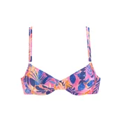 VIVANCE Bikini zgornji del svetlo modra/temno modra/sivka/svetlo oranžna