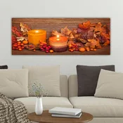 Wallity Dekorativna slika na platnu, 30x80cm, Šarena
