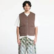 Telovnik FTSHP Silver Lining Quilted Vest UNISEX Brown XXL