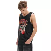 Cropp - Tank top s natpisom - CRNO
