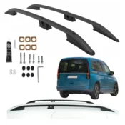 CAN Strešne nosilce Volkswagen Caddy Ford Transit Connect Short 2020 - črne