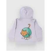 Blue Tomato Yarned Around Kids Hoodie lavender