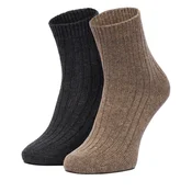 Dolge nogavice Nine West CEO_LA_NW_12744_Z_AW26 (2-PACK) Rjava